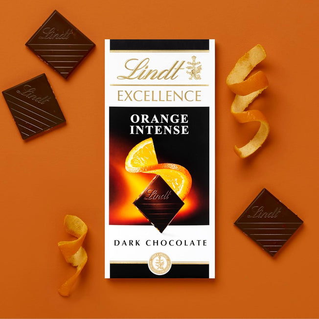 Lindt Excellence Premium Chocolate Bar (Assorted Flavours) – Imported Gourmet Chocolate Gift