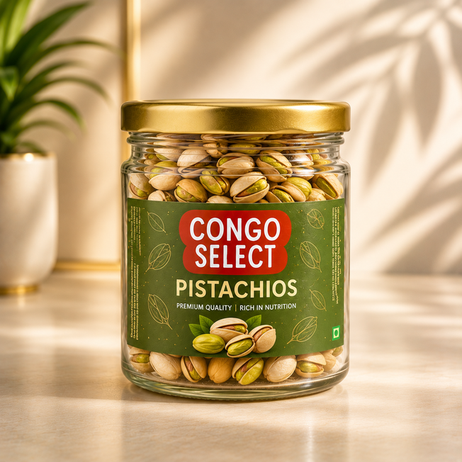 Congo Select Premium Pistachios | Crunchy Pista | Fresh & Nutritious Dry Fruits